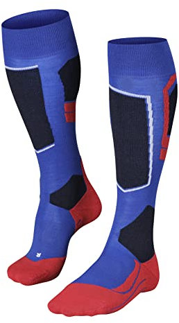FALKE Mens Sk4 Advanced M Kh Wool Warm Thin Skiing Socks, Blue Olympic 6940-O, 11-12.5 EU