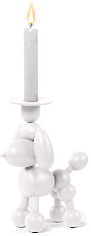 Fatboy® Can-dolly Weiß | Modernes Design Kerzenhalter | Kerzenhalter aus Aluminium | 1 Kerze für Weihnachten | 20,5 x 16 x 9,5 cm