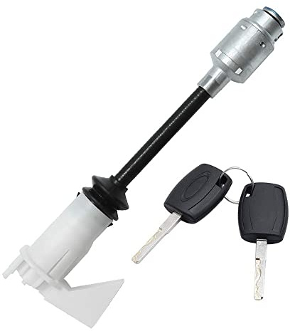 Hoypeyfiy Bonnet lock Repair Kit Lacth with 2 keys Replacement for Ford Focus MK2 2004-2012, Replacement for Focus C-Max 2003-2007 (1343577-Long Type Rod)