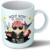 Planetacase - Taza Metalero - Regalo Original - Cerámica Alta Resistencia 330 mL - Apta Microondas y Lavavajillas - Ideal Música y Músicos, Metalero