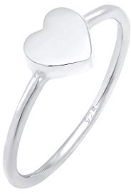 Elli Ring Damen Herz Liebe Filigran in 925 Sterling Silber