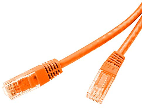 LMS Data Ethernet Cat 6 RJ45 UTP Patch cable cord, LAN 10/100/1000Mbit/s Cable suitable Gigabit 1000Base-T for PoE, CCTV Computer, Laptop, and Routers Internet for office and industrial (3 M)