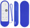 Funda Protectora de Silicona para Chromecast Google TV 2020 Mandos a Distancia, Antideslizante, a Prueba de Golpes, Lavable (Azul)