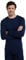 Mountain Warehouse Merino Mens Long Sleeve Thermal Baselayer Top - Lightweight Jumper, Antibacterial & Quick Drying Sweatshirt - for Travel & Outdoors Navy XXS