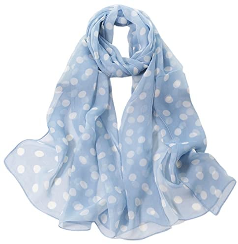 FAIRYGATE Schal Mädchen Schal Damen Blau Schals für Damen Frauen Stola Seidenschal Wrap Pashmina für Hochzeit Abend Party Zeremonien für Damen Winter Warm A4824