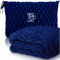 BOACAY Packable Travel Blanket for Airplane, Car - Compact Office Blanket - Portable Pillow for Adults, Kids with Case, Luggage Sleeve, Backpack Clip