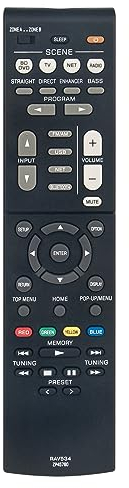 VINABTY Ersatz der Fernbedienung RAV534 ZP45780 für Yamaha AV Receiver RX-V479 RX-V579 RX-V581 RX-V481 RX-V481D TSR-5810 RX-V485 RX-D485 RX-V583 HTR-5071 TSR-5830 RX-V585 HTR-5072 TSR-5850 RX-V483