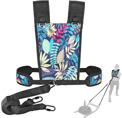 Kipika Schlittengeschirr – Gewichthebertrainer für Fitness und Sport – verstellbar, bequem und langlebig – vielseitig für Schlittenziehen, Reifenziehen und Fallschirmlaufen