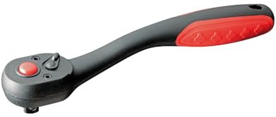 webmarketpoint Cricchetto reversibile per bussole 3/8 con corpo in acciaio e sgancio rapido - Valex