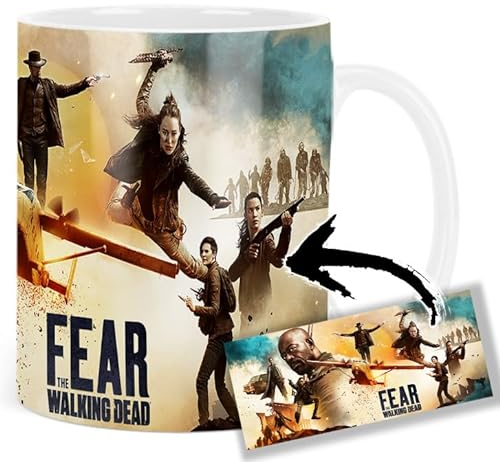 Fear The Walking Dead Alycia Debnam-Carey Lennie James Maggie Grace Taza Ceramica Mug
