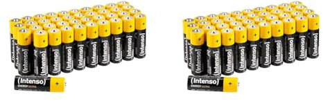 Intenso Energy Ultra AA Mignon LR6 Alkaline Batterien, Silber, (40Stück) (Packung mit 2)