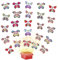 TSHAOUN 25 Stück Magische Schmetterling Spielzeug, Fliegender Schmetterling Karte, Magic Flying Butterfly Card Wind up Butterfly Kinder Überraschung Geschenk für Geburtstag, Hochzeit (Zufällige Farbe)
