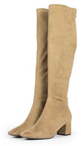 Stivali Alti Elastici Tacco POPRAD