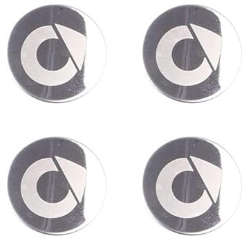 SANNIS 4 Stück Radnabenkappen für Smart Fortwo Forfour 450 451 453 58mm, Felgendeckel Felgenkappen Nabenkappen Nabendeckel Radnabenabdeckung Radnabendeckel Reifen Felgen Aufkleber,B
