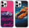 Yomyejisoo 2 Stück Handyhülle für iPhone 11 Hülle 6.1, Cool Classic JDM Legends Japan Auto Cool Design Jungs mit Motiv, Weich TPU Stoßfest Kratzfeste Silikon Matt Bumper Case Cover,04