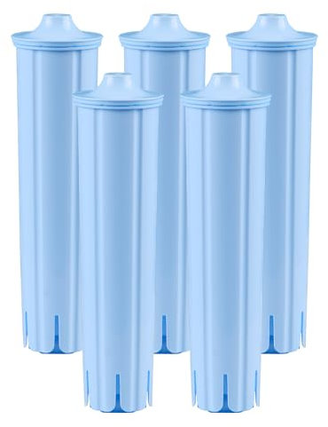 GOLDEN ICEPURE NSF-zertifizierter vollautomatischer Kaffeemaschinen-Wasserfilter-Ersatz für Blue Filterpatrone, kompatibel mit ENA®, Packung mit 5 (Nicht für E6, E8)