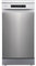Hisense HS543D10X-Lavavajillas, Libre Instalación, 45cm de Ancho, Class D, 11 Servicios, 8 Programas, 1/2 Media Carga, 3ª Bandeja, Inicio Diferido, Apertura Automática de Puerta, Inox