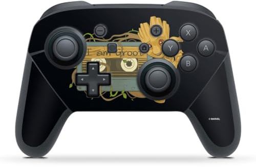 DeinDesign Skin kompatibel mit Nintendo Switch Pro Controller Folie Sticker Groot Guardians of The Galaxy Marvel