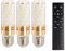 IOEDHW Lampadina a Mais E27 con Telecomando, Confezione da 1/3 Lampadine LED E27 da 9 W con Timer dimmerabile, attenuazione Infinita, Il Telecomando può Controllare 20 Metri per lampadario da Tavolo