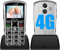 artfone A400 4G Téléphone Senior Portable Débloqué avec Grandes Touches丨une caméra de 2MP丨Volume très fort丨Bouton SOS丨1800mAh Batterie丨Lampe Torche et Station de Charge丨Radio FM丨écran de 2.4 - Argent