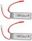 2PCS RC Airplane Lithium Battery 7.4v 600mah RC Airplane Replacement Batteries for WLtoys XK A280 RC Aircraft