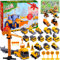 Adventskalender Kinder 2024 Auto Baustelle Spielzeug Junge Ingenieurfahrzeuge Bagger Hubschrauber Spielzeug Baufahrzeug Fahrzeugekalender Weihnachtskalender Mädchen Geschenk 4 5 6 7Jahre