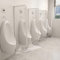 Wand Montiertes Urinal Edelstahl-Urinale, Urinal-Trennwand, Trennwand, Sichtschutz, öffentliche Toilette, Edelstahl-Schallwand, Badezimmer, gehärtetes Glas, wandmontierter Raum, dekorative T
