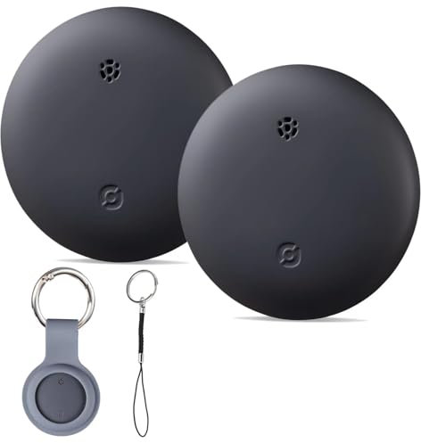 Reyke Smart Tag Pro, Koffer Tracker kompatibel mit Apple Wo ist APP (nur iOS), Schlüsselfinder für Schlüssel, Gepäck, Koffer, Brieftasche, IP67 wasserdicht, 2 Pack