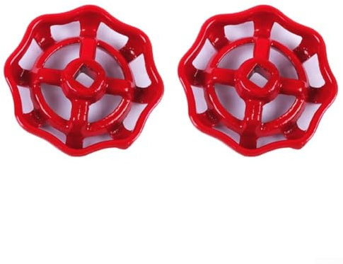 Wasserhahn-Griff-Schieberventil, stabiles Ventil-Handrad, Gusseisen-Konstruktion, geeignet für Kupfer-Schieber und Absperrventile, einfache Installation (6 mm)