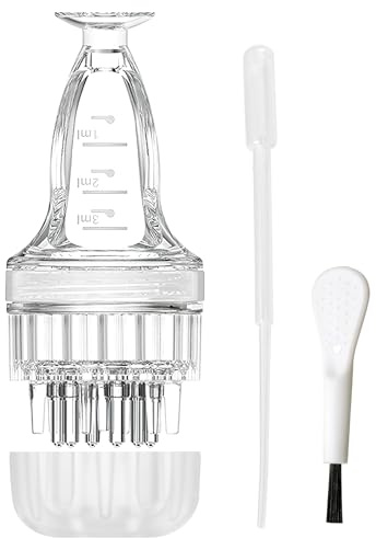 HENGBIRD Kopfhaut HaaröL Applikator, Hair Oil Applicator, öL Applikator Flasche Haare, Haar Kopfhaut MassagebüRste für Die Kopfhaut, Hair Massager Scalp für Haarbehandlung