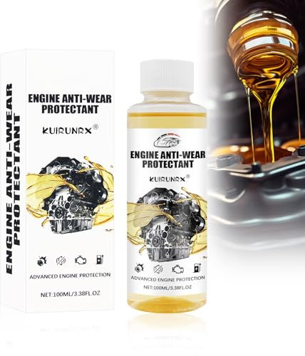 KUIRUNRX® Agente Protector Del Motor, Protector Antidesgaste Para Motores, Aceite de Protección del Motor Agente de Motor Antifricción Lubricante, Aditivo Quemado de Aceite para Prote