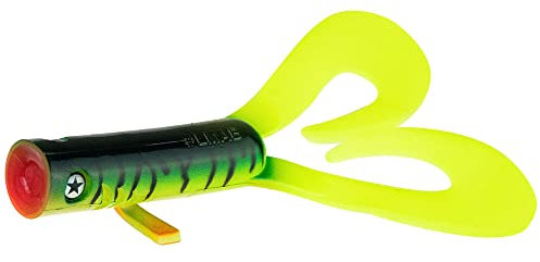 LMAB Drunk Dancer 15, 18 & 23 cm - Doppel-Twister Angelköder - Gummiköder für: Hecht & Zander - Hechtköder Zanderköder - Kunstköder Twinler Pike - Tropicana Tina, 18 cm