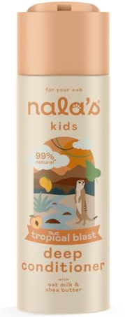 Nala's Kids Tropical Blast Deep Conditioner | Allergen-Free Tropical Fragrance | 99% Natural | Dermatologically-tested | Tear-Free | Vegan | 200ml | Nalas Kids