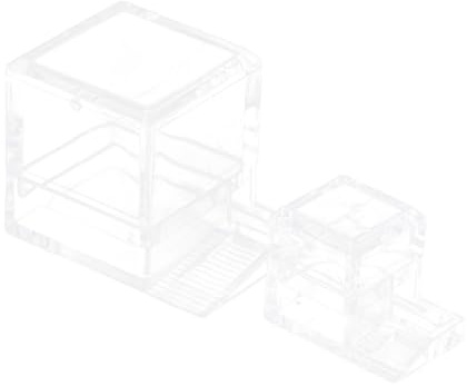 Alasum 2 Stück Tragbare Ameisen Wassernäpfe aus Acryl mit Transparentem Design und Leichtem Gewicht für Ameisenfarm Zubehör