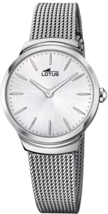 Lotus Watches Womens Quartz Watch, Analogue Classic Display and Stainless Steel Strap 18495/1