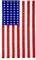 Widmann 95778 - USA Fahne zum Auffalten, 68 x 122 cm, flammenhemmend, Dekoration, Mottoparty