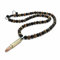 Herren Halskette Anhänger Patrone AK-47 Onyx Edelstein Tigerauge Schmuck rosenkranz pendant