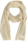 FosterNatur, Damen/Herren Merino Schal glatt, 100% Wolle (Natur)