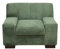 DOMO. collection Sessel Norma, Polstersessel, Polster-Garnitur mit Holzfüßen, Sitzmöbel Polstermöbel, 101 x 85 x 74 cm (BxTxH), Feinstoff grün