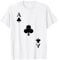 Spielkarte Kreuz Ass Poker Kartenspiel Karneval Kostüm T-Shirt