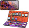 THELIFELICIOUS Switch Spiele Karte Aufbewahrungsbox für Nintendo Switch 2/OLED/Lite, Gradient Color Lining Spiele Kartenhalter mit 24 Game Card Slots & 24 Micro SD Card Slots