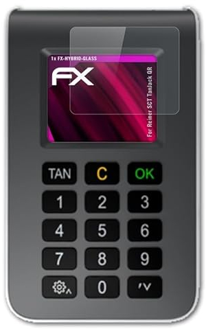 atFoliX Glasfolie kompatibel mit Reiner SCT TanJack QR Panzerfolie, 9H Hybrid-Glass FX Schutzpanzer Folie