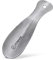 ZOMAKE Schuhlöffel Klein,Kleiner Schuhanzieher Metall,Mini Edelstahl Reise Schulöffel Kurz 19cm Mit Wandhalterung(1er Silber)