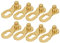 Kettenglied füR 12-Gang-Ebike-Fahrrad Quick Links R Pidos 4Pair Stahlfahrrad 12-Gang-Kette Fehlende Komponenten und Ersatzteile Link-Verbindungsteile Fahrradzubehörgolden (Gold)