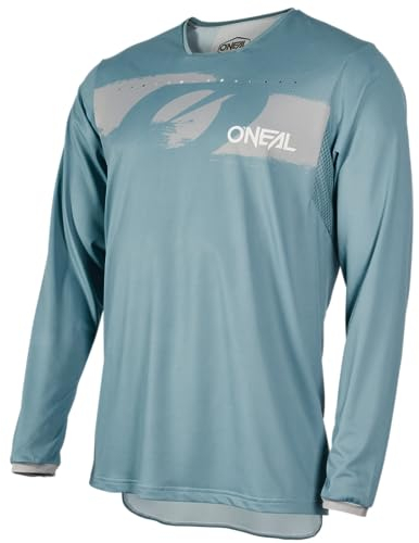 O'NEAL | Mountainbike-Trikot | MTB Mountainbike DH Downhill FR Freeride | Atmungsaktives Material, maximale Bewegungsfreiheit | Element FR Jersey Hybrid V.24 | Erwachsene | EIS Blau | Größe L