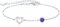 LOUISA SECRET Armband Damen Infinity Armband Silber 925 Damen Zirkonia Herz Armband Verstellbares Armband Valentinstag Geburtstag Jahrestag schmuck Geschenk für Frauen & Freundin zum & mama