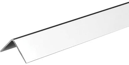 PROFILO ANGOLARE ACCIAIO INOX 304 spessore 0,6mm lunghezza 2000mm (20mm x 20mm)