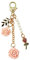 porte-clés de voiture femme inoxydable anneau porte clés mousqueton personnalisé porte clés avec mousqueton Pendentif fleur drôle mignon