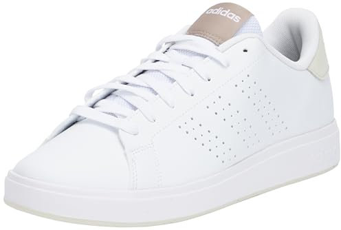 adidas Homme Advantage Base 2.0 Shoes Chaussures, Cloud White/Cloud White/Orbit Grey, 44 EU