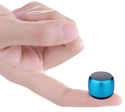 Eageroo 2 x Bluetooth Mini Lautsprecher tragbar Speaker,Stereo Klang mit tiefem Bass Technologie,Blau